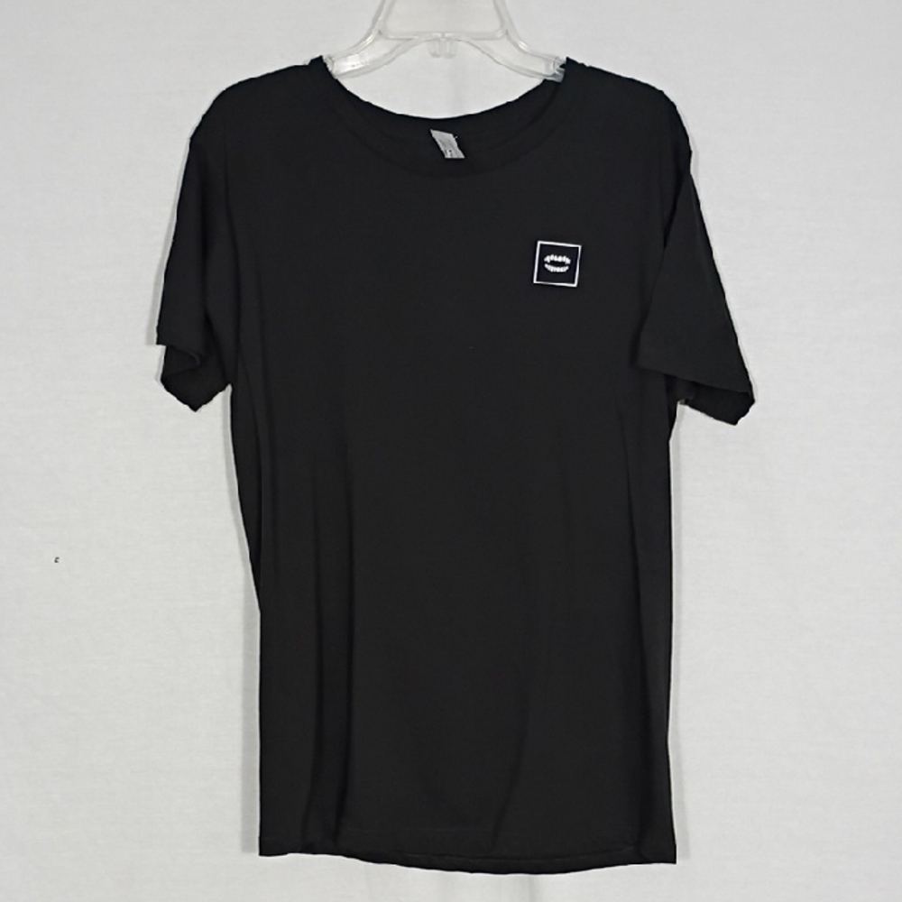 NWT Chomp Black Wolf Moon Short Sleeve Tee Size Medium Cotton Summer